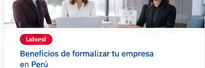 Beneficios de formalizar tu empresa